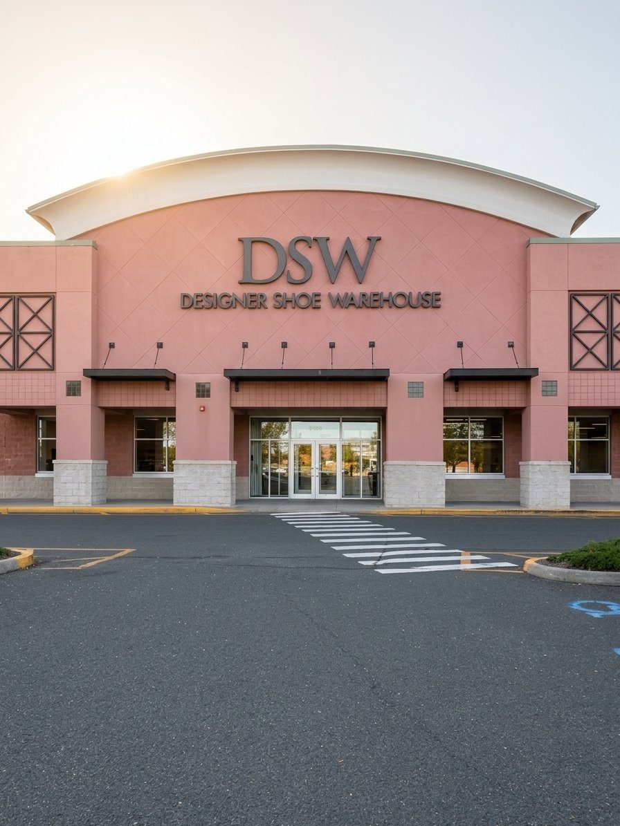 DSW warehouse interior, Riverhead, NY